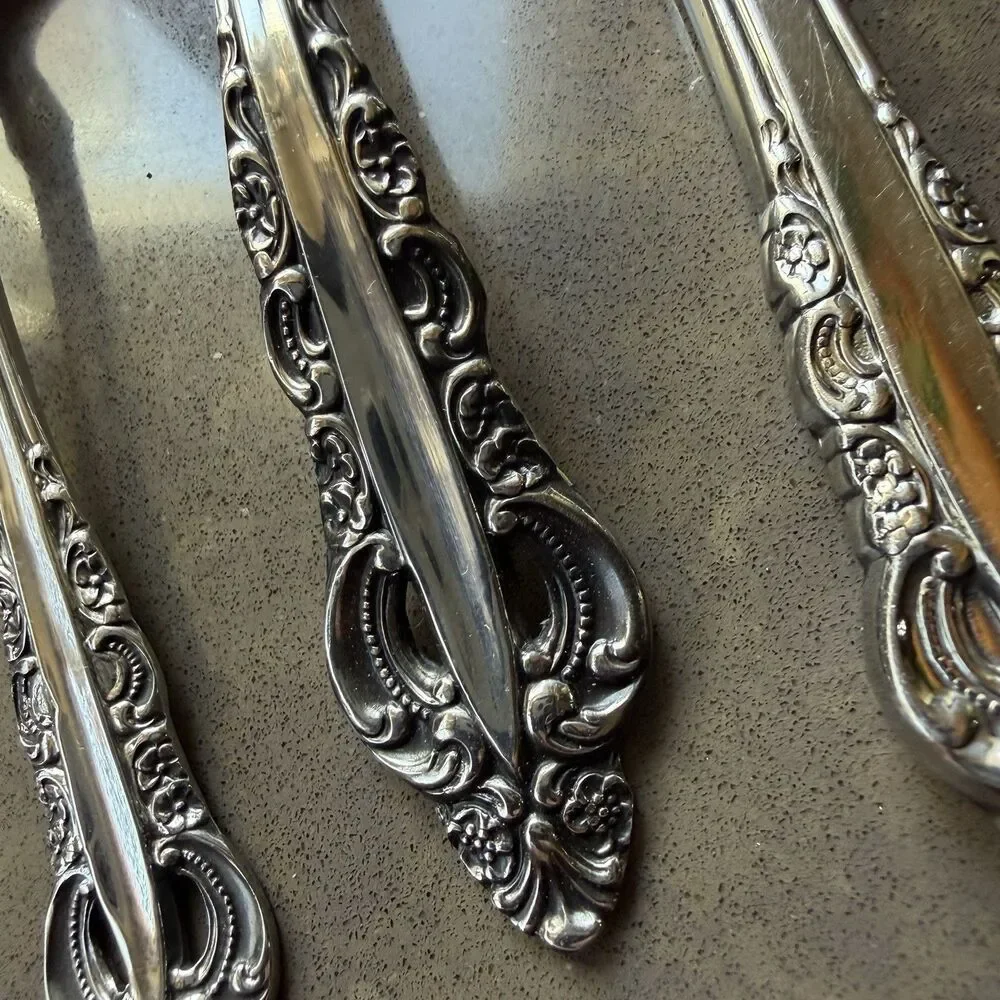 Reed & Barton ROYAL MAJESTY Stainless Flatware Slotted Spoon Butter Sugar Ladle